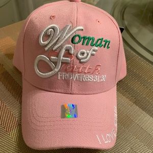 NEW Women of Faith Proverbs 31:30 Pink Cap